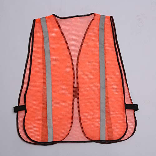 zojo High Visiblity Reflective Mesh Safety Vest Bulk 10 Pack - color: 10pcs-neon Orange