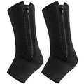 FRCOLOR Ankle Support 2 X Ankle Supports Black Zipper Design Sports Use