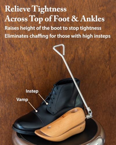 FootFitter Premium Boot Vamp & Instep Stretcher for Upper Expansion - size: Women's Medium (7.5-9)