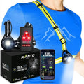 AVANTO SOLX1 Pro Chest Light for Running & Night Walking | Running Headlamp Flashlight Performance | USB-C Charge | Adjustable Beam | Reflective Safety Harness
