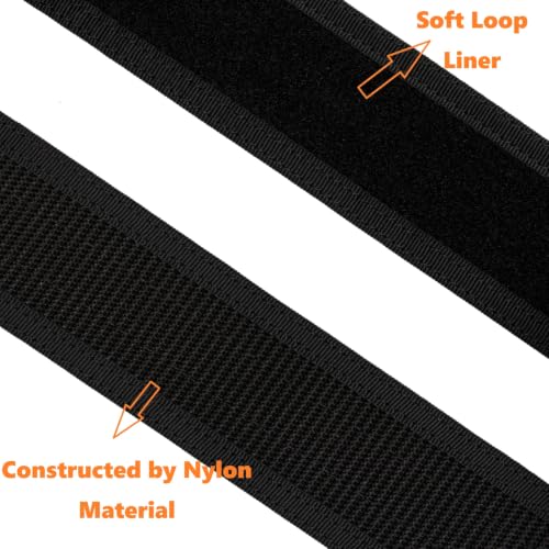 Security EMS EMT Firefighters Work Belt 2" Wide Camping Hiking Utility Tool Belt Airsoft Paintball Gear Holster Belt - color: Black(2 Inch Width), size: Large