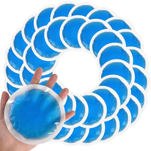 Tutmyrea Reusable Ice Packs for Injuries - 36 Soft Small Cold Compresses for Kids, Pain Relief, Eyes, Wisdom Teeth, Face, Breast, Allergies, Small Wounds - size: 36 Count (Pack of 1)