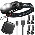 Pawfly Hat Light, LED Headlamp, Rechargeable Cap Lights, Waterproof Helmet Light - size: 1Pack-1