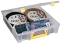 ArtBin Super Satchel 1-Compartment Craft Storage Box, Yellow Latches - color: Yellow