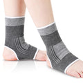 Haysandy 4 Pcs Kids Ankle Brace Support, Gray, 5-10 Years - color: Gray, size: 5-10 Years