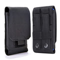 Universal Tactical MOLLE Holster Army Mobile Phone Belt Pouch EDC Security Pack Carry Accessory Kit Waist Bag Case Compatible iPhone 13 14 15 Pro XS Max XR 7 8 Plus for Samsung Galaxy S10 S9 S8 Plus - color: #A (Big)