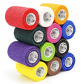 OK TAPE Self Adherent Cohesive Bandages Wrap 12Packs 3" x 5 Yards - color: Mix Color 01, size: 3 In x 5 Yards
