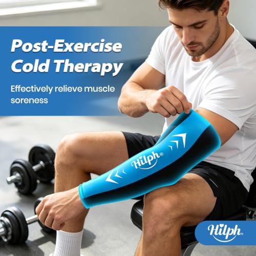 Hilph Full Arm Elbow Ice Pack Sleeve for Pitchers, Extended-Length Design - size: Medium