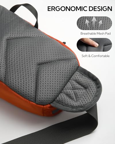 WATERFLY Water Bottle Fanny Pack, Hiking Hydration Belt for Women Men - color: Orange
