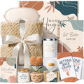Get Well Gifts Basket for Women After Surgery Recovery Cancer Care Package - color: Light Tan