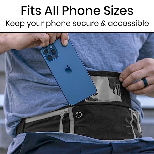 Vive Running Belt Fanny Pack for Women, Men, Kids, Adults, Jogging - color: Gray