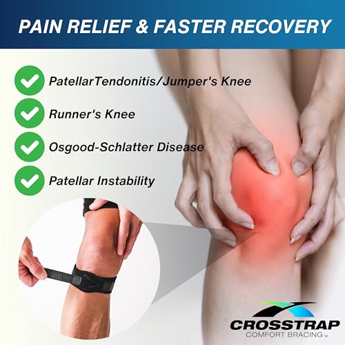 Stabilizing Patella Knee Strap | Patella Tendon Brace for Running, Cycling, Hiking, and Sports | Pain Relief and Support, Knee Stabilizer Brace For Exercise - size: 1 Strap (Small)
