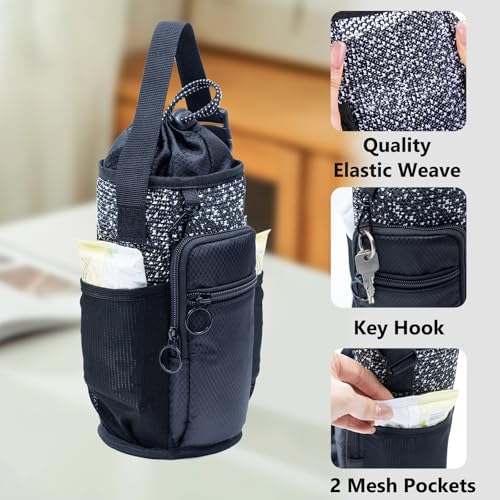 Water Bottle Holder with Strap, Water Bottle Carrier Bag - size: Medium