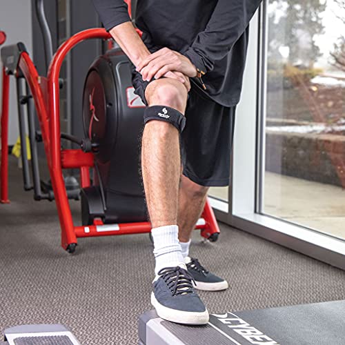 Patellar Tendon Knee Strap for Pain Relief for Athletic Support, Jumper’s Knee, Runner's Knee and Tendonitis (One Size)