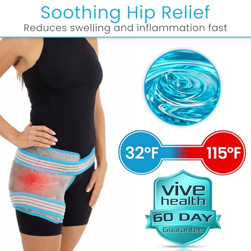 Arctic Flex Hip Ice Pack Wrap After Surgery - Pain Relief for Flexor, Hip