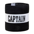 ONLYKXY Captain Armbands 9x30CM/3.54x11.81inch Adjustable Leader Armband for Soccer Basketball Volleyball School Team Competition Coach Players Wrist Arm Bands (Black+White, 1)