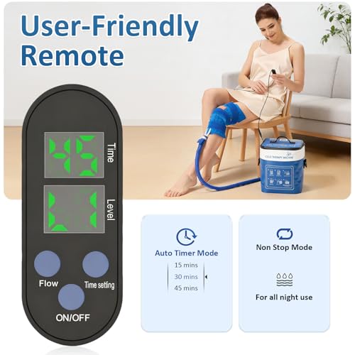 Cold Therapy Machine for Knee After Surgery with Knee-Specific Pad