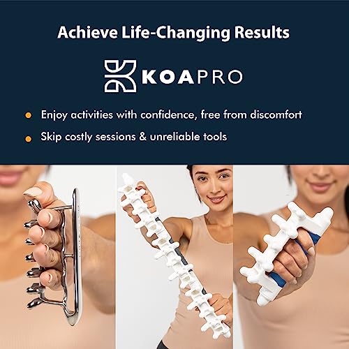 KOAPRO Trigger Point Fascia Stick Tools - Graston Gua Sha Scraping Massage - Deep Tissue Pressure Point Back Shoulder Neck Massager Full Body Physical Therapy Tools