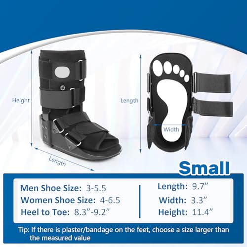 kefit Walking Boot Fracture Boot for Broken Foot, Sprained Ankle-Small - size: Small