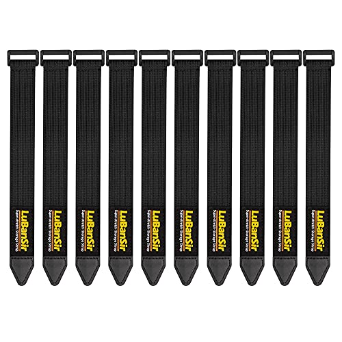 LuBanSir Cinch Straps, 1" x 9" (10 Pack) for Extension Cord Organization - size: 1"x9" - 10 Pack