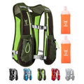UTOBEST Running Vest Lightweight Hydration Vest Pack 5L UTR104 - color: Green Vest 5L with 2 x Soft Flask