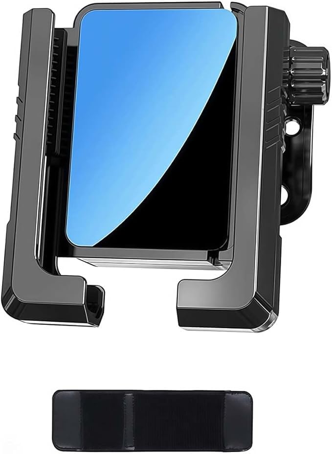 1-Pack Wrist Phone Holder, Adjustable Armband Strap, Secure Fit, Black