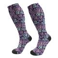 FREEHOTU Compression Knee High Socks for Women/Men Circulation 15-20 Mmhg - color: Nurse