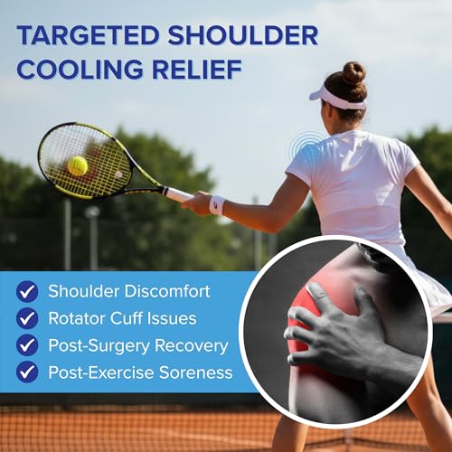 Shoulder Ice Gel Pack, Reusable, Injury, Cold, Soft, Flexible