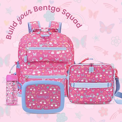 Bentgo Kids Print Durable & Water-Resistant Backpack - color: Rainbows, size: Kids Medium