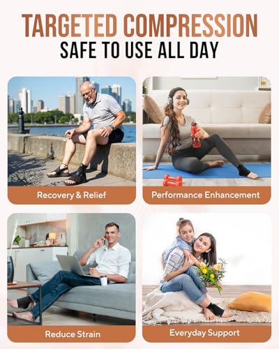TheraCopper Copper Ankle Brace for Men & Women (XX-Large, 2 Pack) - size: XX-Large