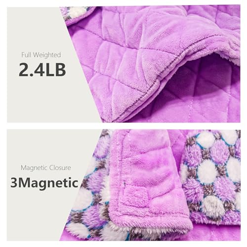 Full Weighted Heating Pad for Neck and Shoulders, Pasonio Large Electric Heated Wrap for Cramps and Pain Relief - 2.4lb Hot Heat Pad with Moist & Dry Heat Therapy Options, Washable- (18"x22") - PYQ03