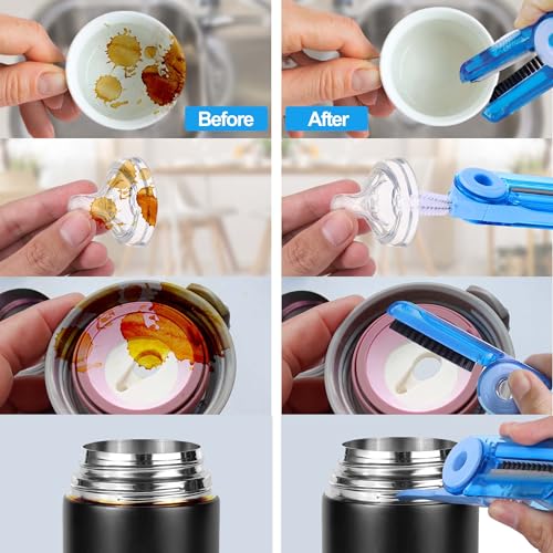 XANGNIER 4 in 1 Multifunctional Cleaning Brush,Water Bottle Cleaner Brush