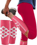 Sparthos Calf Compression Sleeves, Shin Splint Relief Men, Women - Pink-M - color: Flamingo Pink