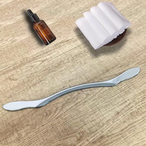 BYYDDIY Stainless Steel Gua Sha Muscle Scraper Scraping Massage Tool,IASTM Tools, Great Soft Tissue Physical Therapy Used for Back, Legs, Arms,Neck (L-bar) - style: L-bar