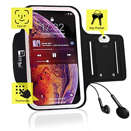 RevereSport Armband for iPhone Pro Max 17/16/15/14/13/12/Plus/AIR. Running Phone Arm Holder for Sports, Gym Workouts and Exercise - size: 6.7" Screen