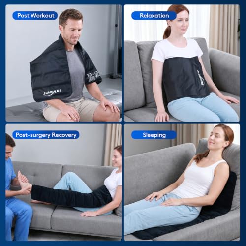 Extra-Large Ice Pack for Back: Gel Ice Pack 2H Long-Lasting Cooling