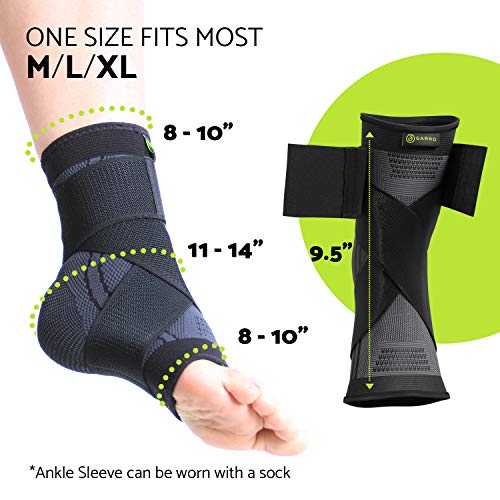 GARNO Ankle Brace for Men & Women, Plantar Fasciitis Relief & Achilles