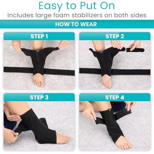 Vive Ankle Brace – Plantar Fasciitis Brace & Ankle Compression Sleeve