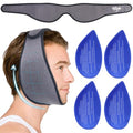 Hilph Wisdom Teeth Ice Pack Head Wrap, Face Ice Pack for Jaw Oral Surgery - color: Grey