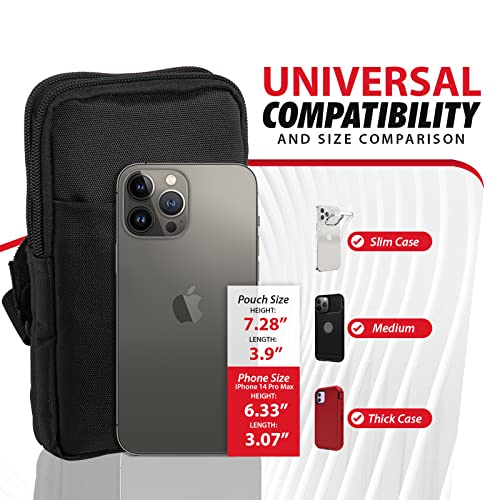 Small Crossbody Purse Men Belt Bag Cell Phone Holster Travel Waist Pouch