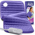 VALGELUIK Heating Pad for Back Pain Relief, 12"x24" Electric Heat Pad Gifts - color: Purple, size: 12 Inch x 24 Inch