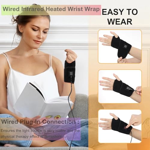 Red Light Therapy Wrist Wrap, Hand Therawrap for Carpal Tunnel
