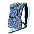 Kandies World Reflective Festival Hydration Pack - 2L Hydropack for Raves, Hiking, Biking, Running, and More (with Anti-Theft Pocket) - style: Pineapple