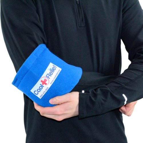 COOL + RELIEF WWW.COOLRELIEF.NET - Medical Grade Reusable Ice Pack - Flexible Gel Pack - Soft Compression Wrap - for Wrist, Elbow, and Ankle Injuries and Pain Relief (2 6" x 12" Gel Ice Packs) - size: 6" x 12" - 2 Pack