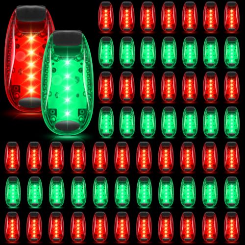 Copkim 30/60/100 Pcs LED Running Light Bulk - color: Red, Green
