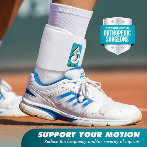 Med Spec ASO Speed Lacer Ankle Stabilizer Brace Sprain Support White MD - color: White, size: Medium