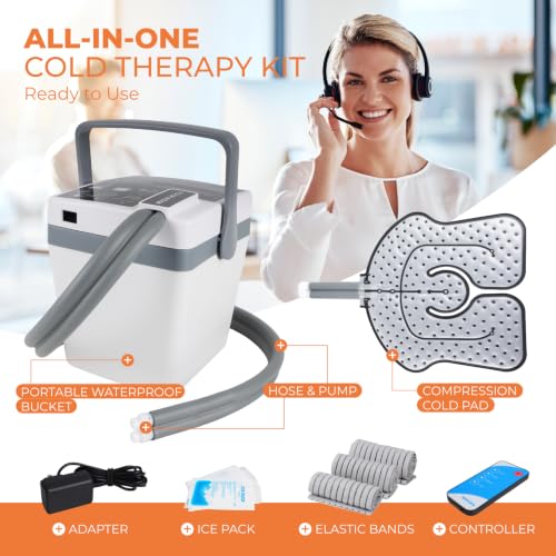 YOUKADA Cold Therapy Machine for Knee & Joint Injuries - color: Gray