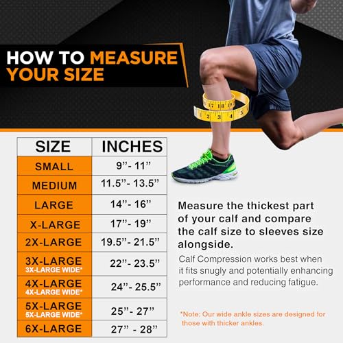 Doc Miller Compression Calf Sleeve for Men & Women, 20-30mmHg - color: Skin/Nude, size: Medium REGULAR