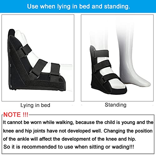 AFO Drop Foot Brace for Kids Toddler Ankle Foot Orthotics Night Splint, Baby Functional Orthotics & Foot Stabilizer, Improves Standing or Walking (16CM) - size: 16CM