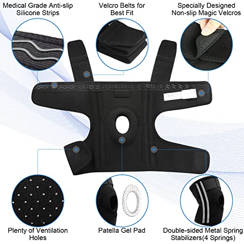 NEENCA Professional Knee Brace, Medical Knee Support for Women & Men Relief - size: X-Large